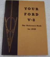 1936 Ford V8 Models Owner Operator User Guide Manual