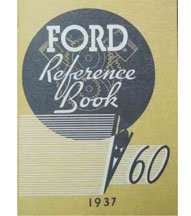 1937 Ford 60HP V8 Models Owner's Manual