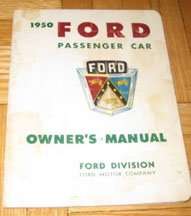 1950 Ford Crestliner Models Owner's Manual
