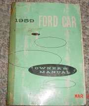 1959 Ford Fairlane, Galaxie, Country Squire & Ranchero Owner's Manual