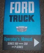 1963 Ford F-250 Truck Owner's Manual