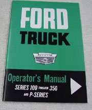 1964 Ford F-250 Truck Owner's Manual