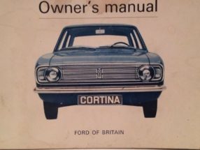 1967 Ford Cortina Owner's Manual