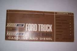 1967 Ford F-250 Truck Owner's Manual