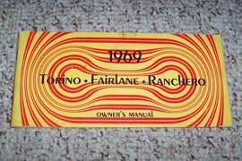 1969 Ford Fairlane, Torino & Ranchero Owner's Manual