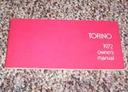 1972 Ford Torino & Ranchero Owner's Manual