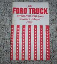 1976 Ford L-Series Truck Owner's Manual