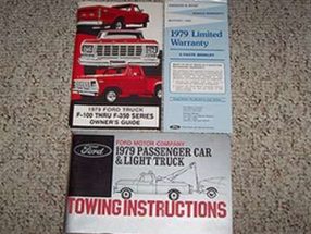 1979 Ford F-250 Truck Owner's Manual Set