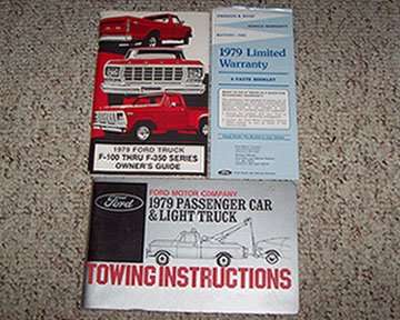 1979 Ford F-250 Truck Owner's Manual Set 1979 Ford F-250 Truck Owner's Manual Set