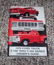 1979 Ford F-100 Truck Owner's Manual