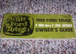 1980 Ford F-Series Truck 100-350 Owner's Manual
