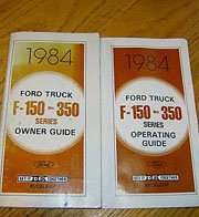 1984 Ford F-350 Truck Owner's Manual