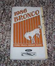 1986 FORD BRONCO OWNER S MANUAL PDF visual data 3