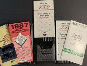 1987 Ford LTD Crown Victoria & Country Squire Owner's Manual Set