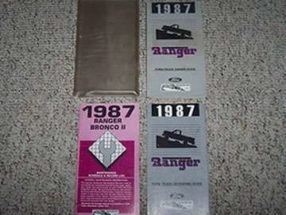 1987 Ford Ranger Owner's Manual Set