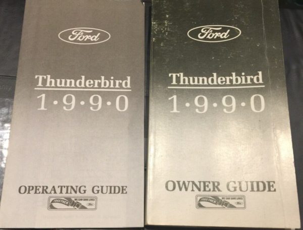 1990 Ford Thunderbird Owner's Manual Set