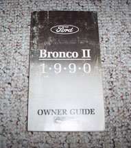 1990 Ford Bronco II Owner's Manual