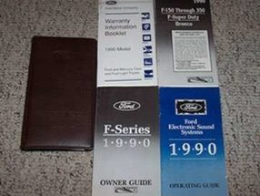 1990 Ford F-450 Truck Owner's Manual Set