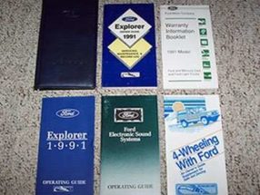 1991 Ford Explorer Owner's Manual Set