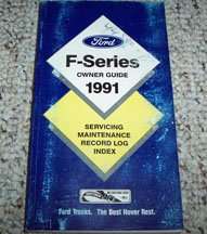 1991 Ford F-150 Truck Owner's Manual
