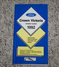 1992 Ford Crown Victoria Owner's Manual