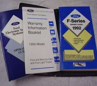 1992 Ford F-350 Truck Owner's Manual Set 1992 Ford F-350 Truck Owner's Manual Set