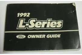 1992 Ford L-Series Truck Owner's Manual
