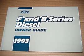 1993 Ford F-600 Truck Owner's Manual
