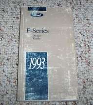1993 Ford F-Series Truck Owner's Manual