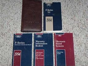 1994 Ford F-350 Truck Owner's Manual Set