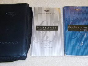 1995 Ford Crown Victoria Owner's Manual Set