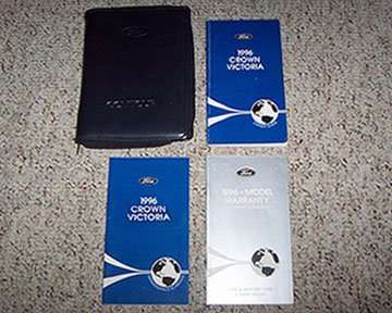 1996 Ford Crown Victoria Owner's Manual Set
