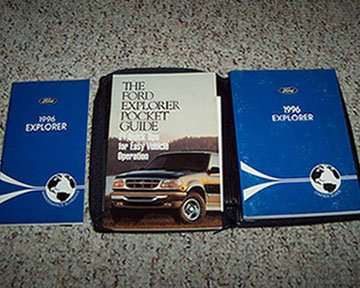 1996 Ford Explorer Owner's Manual Set