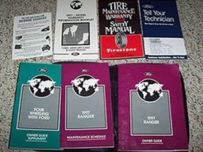 1997 Ford Ranger Owner's Manual Set