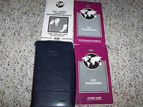 1997 Ford Thunderbird Owner's Manual Set