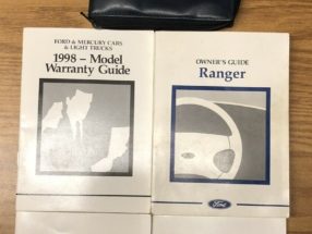 1998 Ford Ranger Owner's Manual Set
