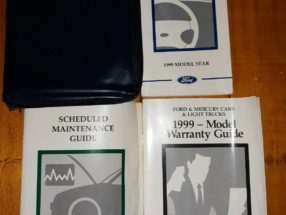 1999 Ford Taurus Owner's Manual Set