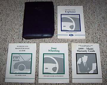 1999 Ford Explorer Owner's Manual Set 1999 Ford Explorer Owner's Manual Set