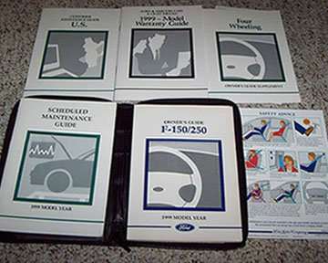 1999 Ford F-150 & F-250 Truck Owner's Manual Set