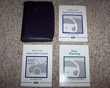1999 Ford F-350 Super Duty Truck Owner's Operator Manual User Guide Set