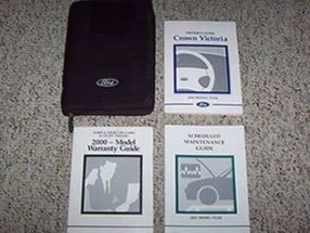 2000 Ford Crown Victoria Owner Operator User Guide Manual Set
