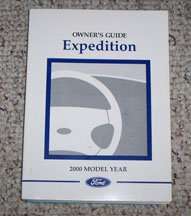 2000 Ford Expedition Owner Operator User Guide Manual