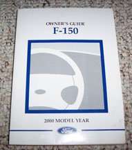 2000 Ford F-150 Truck Owner's Operator Manual User Guide