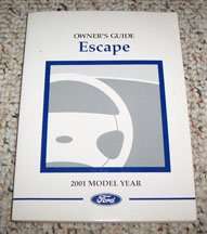 2001 Ford Escape Owner's Manual