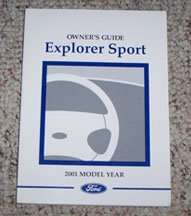 2001 Ford Explorer Sport Owner's Manual