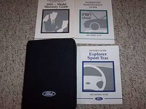 2001 Ford Explorer Sport Trac Owner's Manual Set