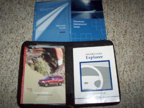 2002 Ford Explorer Sport Owner's Manual Set