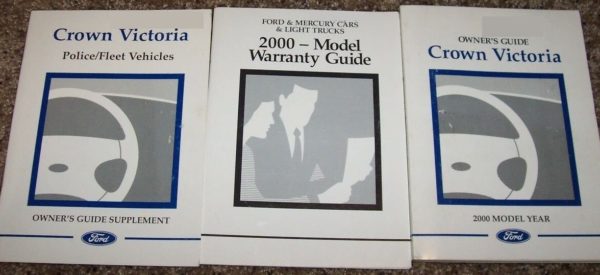2002 Ford Crown Victoria Owner's Manual Set