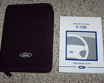 2002 Ford F-150 Truck Owner's Operator Manual User Guide Set