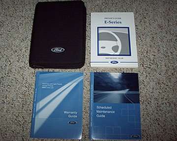 2003 Ford E-Series E-150, E-250, E-350, E-450 & E-550 Owner's Operator Manual User Guide Set